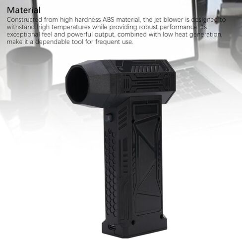Naroote Jet Dry Blower شاشة رقمية 130000 دورة في الدقيقة محرك عالي السرعة بدون فرش مدمج خفيف الوزن مع شحن سريع من النوع C لتنظيف كاميرا لوحة مفاتيح كمبيوتر السيارة in Kuwait
