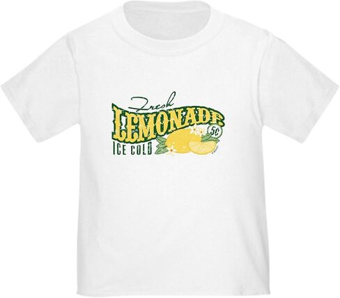 تي شيرت CafePress Fresh Lemonade للأطفال الصغار برسومات لطيفة للأطفال الصغار، 100% قطن in Kuwait