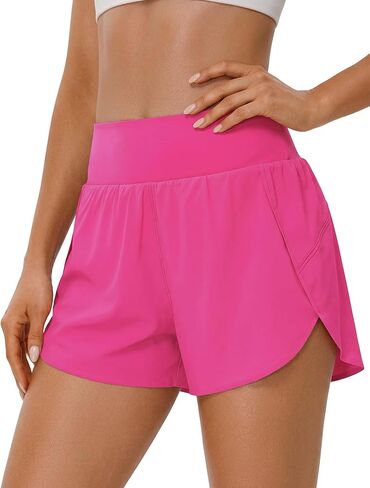 BMJL Women's Athletic Shorts High Waisted Running Shorts 2.5" Comfy Liner for Workout Gym Track in Saudi Arabia
