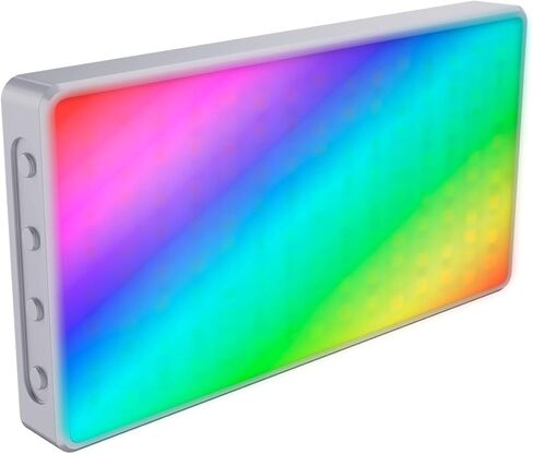 ضوء فيديو بانابوي RGB، 225 خرزة مصباح 95+ CRI 24 تأثيرات مشهد 2500K 9900K ضوء مؤتمر فيديو، تصوير فوتوغرافي LED مع بطارية 4000 مللي أمبير في الساعة حامل حذاء بارد لكاميرا DSLR in Kuwait