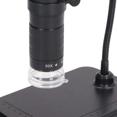 منظار التكبير المحمول من Fafeicy، مجهر رقمي USB تكبير 50-1000X مع 8 مصابيح LED قابلة للتعديل وحامل مرن، لمراقبة الأحياء في الهواء الطلق للهاتف المحمول in Kuwait