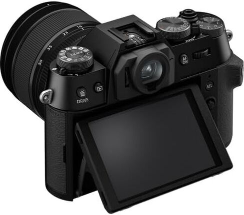كاميرا FUJIFILM X-T50 بدون مرآة مع عدسة XF 16-50 مم (أسود)، تتضمن: بطاقة ذاكرة SanDisk Extreme PRO بسعة 128 جيجابايت، وبطارية احتياطية والمزيد (6 عناصر) in Kuwait