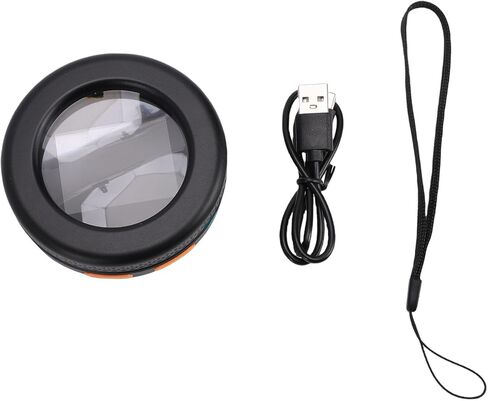 مكبر مجهر رقمي محمول بشاشة 2 بوصة تكبير 500X 2MP 1080P HD مجهر تركيز تلقائي مع ضوء LED للأطفال والكبار in Kuwait