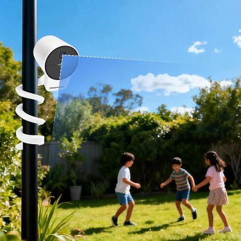 قطعتان من التركيب المرن الملتف لسلسلة الكاميرا الخارجية SimpliSafe الجيل 2/1، سهلة التركيب بدون ثقب للكاميرا SimpliSafe (أبيض) in Kuwait