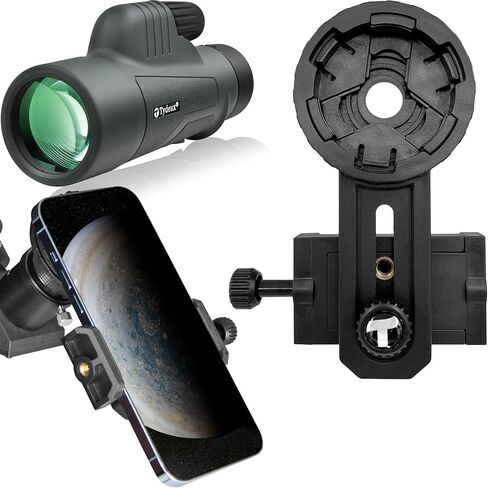تلسكوب أحادي العين 10x42 HD K4 - حزمة مع - حامل نطاق الهاتف تلسكوب قابل للتعديل in Kuwait
