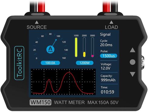 ToolkitRC WM150 عداد الطاقة والواط المتقدم - 1.2 in Kuwait
