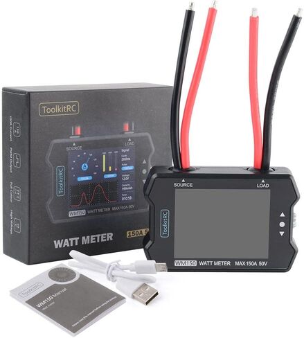 ToolkitRC WM150 عداد الطاقة والواط المتقدم - 1.2 in Kuwait