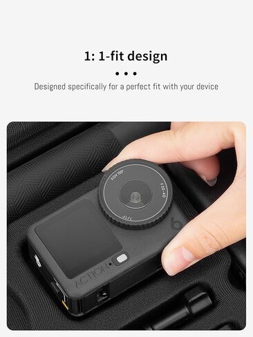 حقيبة تخزين لحمل Osmo Action 6 لـ DJI Osmo Action 6، حقيبة محمولة مقاومة للماء للسفر متوافقة مع DJI Osmo Action 6 Adventure Combo مجموعة ملحقات السفر الخارجية in Kuwait