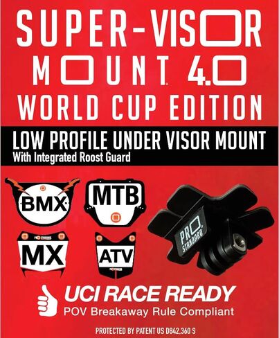Pro Standard Super-Visor Mount 4.0 - World Cup Edition -Low Profile Under Visor Camera Mount in Kuwait