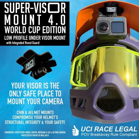 Pro Standard Super-Visor Mount 4.0 - World Cup Edition -Low Profile Under Visor Camera Mount in Kuwait
