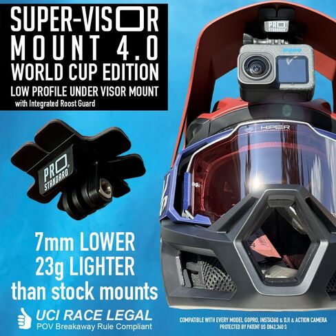 Pro Standard Super-Visor Mount 4.0 - World Cup Edition -Low Profile Under Visor Camera Mount in Kuwait
