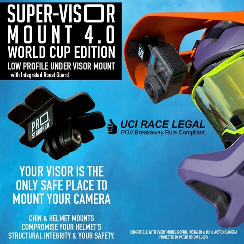 Pro Standard Super-Visor Mount 4.0 - World Cup Edition -Low Profile Under Visor Camera Mount in Kuwait