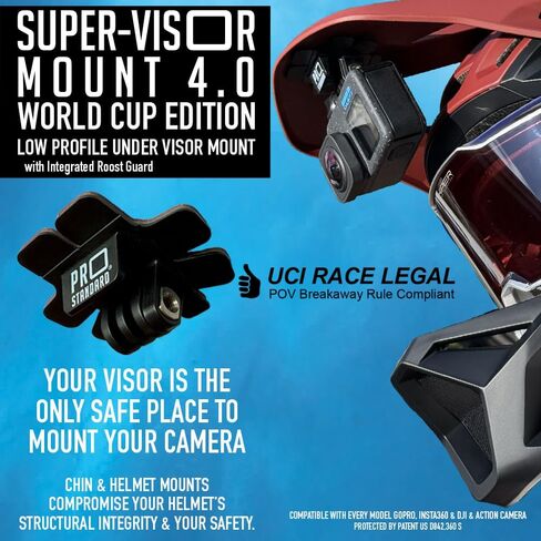 Pro Standard Super-Visor Mount 4.0 - World Cup Edition -Low Profile Under Visor Camera Mount in Kuwait