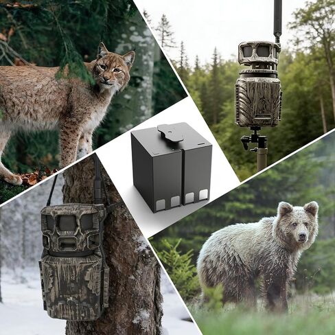 خرطوشة بطارية ليثيوم 11.55 فولت 6500 مللي أمبير في الساعة لكاميرا Stealth Cam 360 Max، بديلة لـ STC-RVLRLC، حزمة قابلة لإعادة الشحن عالية السعة لكاميرات المسدس/Pro/2.0/Pro 2.0 360 درجة الخلوية in Kuwait