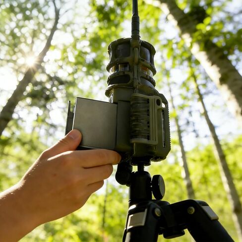 خرطوشة بطارية ليثيوم 11.55 فولت 6500 مللي أمبير في الساعة لكاميرا Stealth Cam 360 Max، بديلة لـ STC-RVLRLC، حزمة قابلة لإعادة الشحن عالية السعة لكاميرات المسدس/Pro/2.0/Pro 2.0 360 درجة الخلوية in Kuwait
