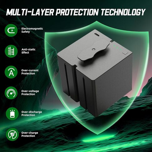 خرطوشة بطارية ليثيوم 11.55 فولت 6500 مللي أمبير في الساعة لكاميرا Stealth Cam 360 Max، بديلة لـ STC-RVLRLC، حزمة قابلة لإعادة الشحن عالية السعة لكاميرات المسدس/Pro/2.0/Pro 2.0 360 درجة الخلوية in Kuwait