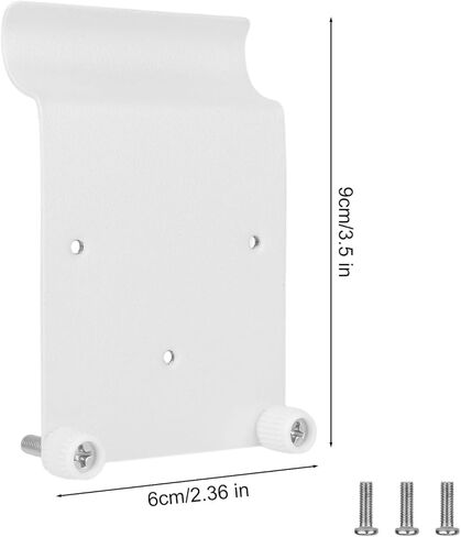 حامل جانبي من الفينيل متوافق مع Eufy SoloCam S340/E30/E42 و4G LTE Cam S330، حامل كاميرا أمان متين بدون حفر لملحقات الفينيل والمزراب (أبيض) in Kuwait