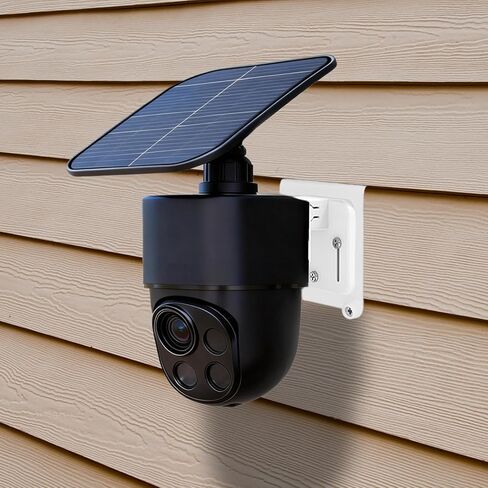 حامل جانبي من الفينيل متوافق مع Eufy SoloCam S340/E30/E42 و4G LTE Cam S330، حامل كاميرا أمان متين بدون حفر لملحقات الفينيل والمزراب (أبيض) in Kuwait