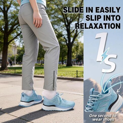 Women's Orthopedic Trail Running Shoes: Comfortable Arch Support Plantar Fasciitis Orthotic Athletic Fashion Sneakers, Flat Feet Casual Walking Hiking Tennis Shoes for Foot Heel and Pain Relief in Saudi Arabia