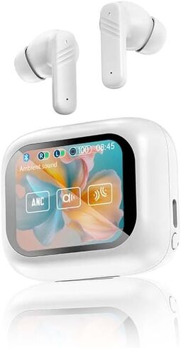 AI Translation Earbud, Audifonos Traductores Inglés Español Support 40+ Languages, Bluetooth 5.4 Wireless Earphones with 30H Playtime & ENC for Travel Business (White) in Saudi Arabia