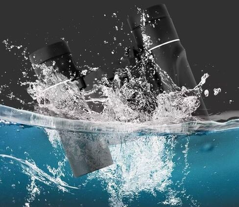 مناظير مدمجة مقاس 40 × 22 للبالغين ومناظير محمولة عالية الدقة عالية الدقة مع رؤية، مناظير جيب مقاومة للماء لمشاهدة الطيور والصيد والمشي لمسافات طويلة والسفر والحفلات الموسيقية (أسود) in Kuwait