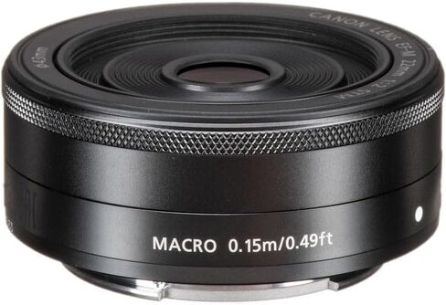 مجموعة عدسات Canon EF-M 22mm f/2 STM | برايم صغير الحجم ذو زاوية واسعة مع فتحة f/2 سريعة، وتركيز تلقائي سلس STM وتصميم فطيرة خفيف الوزن | لصور السفر والشوارع (5985B002) + مجموعة الفلاتر + المزيد in Kuwait