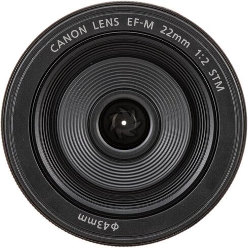 مجموعة عدسات Canon EF-M 22mm f/2 STM | برايم صغير الحجم ذو زاوية واسعة مع فتحة f/2 سريعة، وتركيز تلقائي سلس STM وتصميم فطيرة خفيف الوزن | لصور السفر والشوارع (5985B002) + مجموعة الفلاتر + المزيد in Kuwait