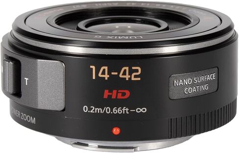باناسونيك لوميكس جي اكس فاريو PZ 14-42 ملم f/3.5-5.6 قوة O.I.S. عدسة لـ Micro Four Thirds، تكبير بانكيك مدمج، ما يعادل 28-84 مم، تحكم في تكبير الطاقة، حزمة مع فلتر ومجموعة تنظيف (4 عناصر) in Kuwait