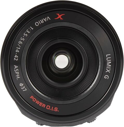 باناسونيك لوميكس جي اكس فاريو PZ 14-42 ملم f/3.5-5.6 قوة O.I.S. عدسة لـ Micro Four Thirds، تكبير بانكيك مدمج، ما يعادل 28-84 مم، تحكم في تكبير الطاقة، حزمة مع فلتر ومجموعة تنظيف (4 عناصر) in Kuwait