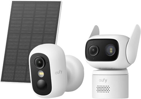 eufyCam C35 Solo مع لوحة شمسية وكاميرا eufy Wired Cam C31 (حزمة) in Kuwait