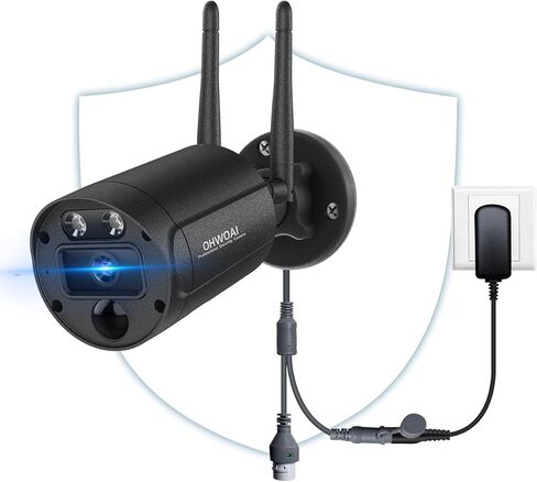 OHWOAI 《4K Ultra HD》Outdoor Wireless Expansion Camera for Security Systems, Home WiFi Video IP Surveillance Cameras in Kuwait