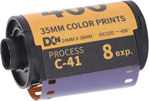 فيلم ألوان الكاميرا ISO 320-400 35 مم حبيبات دقيقة 36 ورقة - خط عرض واسع، دقة عالية، مثالي لـ 135 كاميرا (8 ورق) in Kuwait