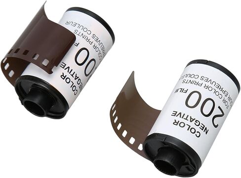 بكرة فيلم ملونة للكاميرا مقاس 35 مم، ISO 200، 12 ورقة لكل منها، بكرتان - دقة عالية، فيلم سلبي ملون عتيق لـ 135 كاميرا in Kuwait