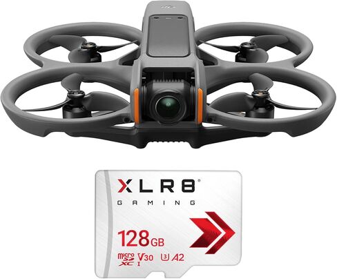 DJI Avata 2 (طائرة بدون طيار فقط) مع حافظة صلبة مقاومة للعوامل الجوية مع حزمة بطاقة ذاكرة MicroSDXC Canvas Go Plus سعة 256 جيجابايت (3 قطع) in Kuwait