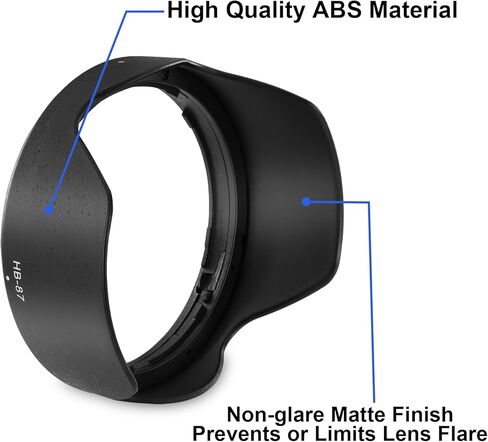 HB-87 Bayonet Flower Lens Hood Shade for Nikon NIKKOR Z 24-70mm f/2.8 S (Not for Z 24-70mm f/4 S),Lens - Replace Nikon HB-87,Anti - Flare,Protect Lens​,Reversible Design in Kuwait