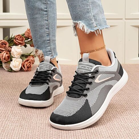 Barefoot Shoes Women Casual Sneakers Wide Toe Box Shoes Women Zero Drop Gym Walking Shoes Trail Running Shoe Jogging Tennis Fitness Sneaker in Saudi Arabia
