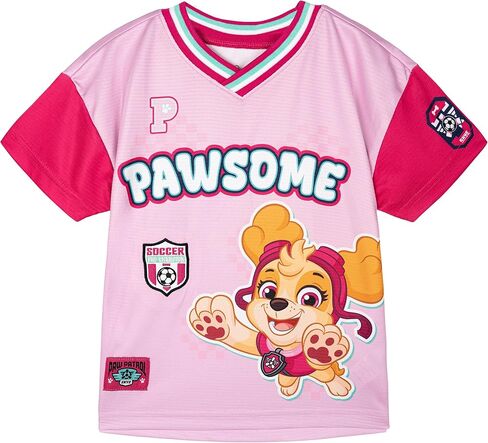 تي شيرت رياضي شبكي لكرة القدم من Paw Patrol مقاسات الأطفال الصغار إلى الأطفال الكبار (2T - 10-12) in Kuwait
