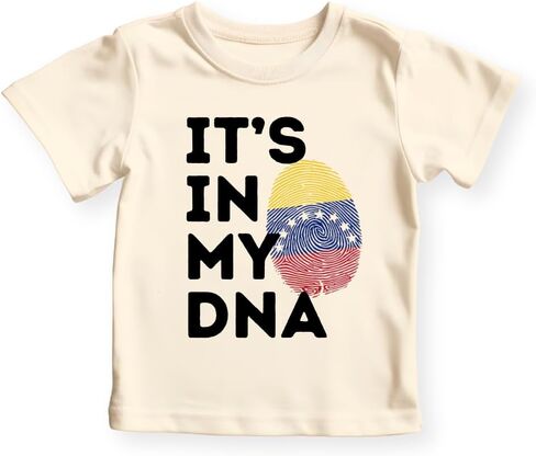 تي شيرت فنزويلا It's in My DNA Baby Bodysuit، للأطفال الصغار والأطفال - قميص فنزويلي للأطفال لاتيني in Kuwait
