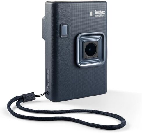 مجموعة الكاميرا الفورية الهجينة FUJIFILM instax mini LiPlay+ (أزرق منتصف الليل) مع 20 صورة فورية لفيلم فوري + ألبوم Instax Mini وحدود وملصقات ومشابك + قطعة قماش للتنظيف من الألياف الدقيقة (4 قطع) in Kuwait