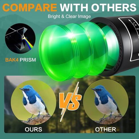 Birthday Gifts for Men Dad Husband Him, 14x52 Monocular Telescope, High Powered FMC & BAK4 Scope, Gifts for Christmas, Outdoors Hiking Gifts in Kuwait