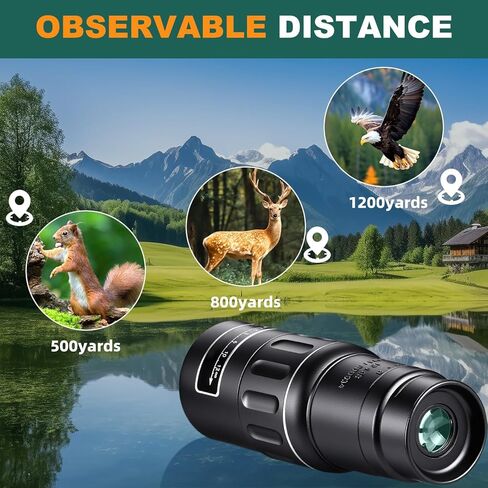 Birthday Gifts for Men Dad Husband Him, 14x52 Monocular Telescope, High Powered FMC & BAK4 Scope, Gifts for Christmas, Outdoors Hiking Gifts in Kuwait