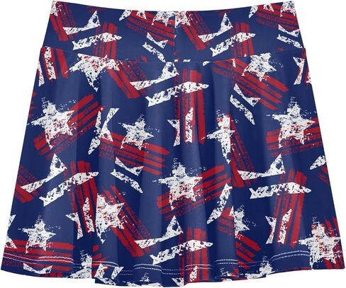 Girls Skorts High Waist Athletic Skirts with Shorts Giraffe Print Stretchy Teens Performance Tennis in Saudi Arabia