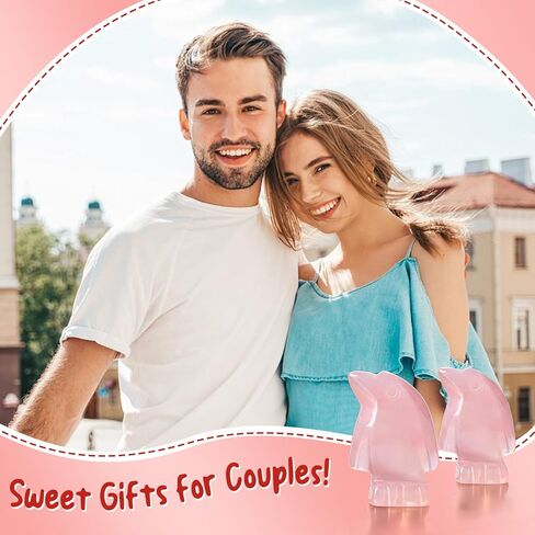 Valentines Day Gifts for Her Him,Rose Quartz Penguin Gifts for Couples,Romantic Anniversary Wedding Birthday Valentines Gift for Men Women Boyfriend Girlfriend Husband Wife in Saudi Arabia