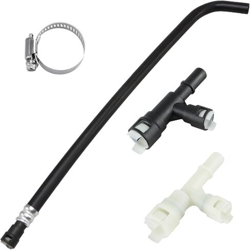 HVAC Heater Hose Assembly with Tee Connector, Heater Core Supply Hose Compatible with Cadillac Escalade Chevrolet Silverado GMC Replace# 15055343 800413 15055342 22885825 800414 in Saudi Arabia