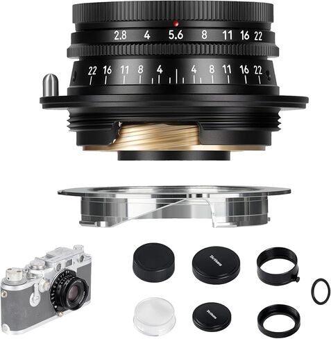 عدسة 7artisans M35mm F2.8 ذات التركيز اليدوي للإطار الكامل - مثالية لتصوير الشوارع والتصوير اليومي والصور الشخصية (Leica LMB+L39) in Kuwait