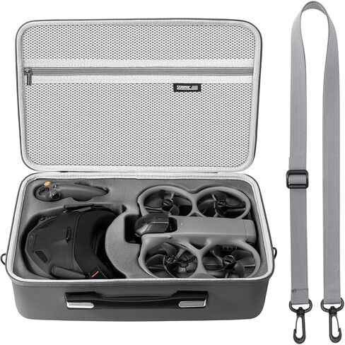 حقيبة حمل Coyktonty لملحقات DJI Avata 360، حقيبة حمل PU محمولة لـ DJI Avata 360 Motion Fly More for RC Motion 3، Goggles N3، محور الشحن in Kuwait