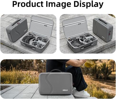 حقيبة حمل Coyktonty لملحقات DJI Avata 360، حقيبة حمل PU محمولة لـ DJI Avata 360 Motion Fly More for RC Motion 3، Goggles N3، محور الشحن in Kuwait