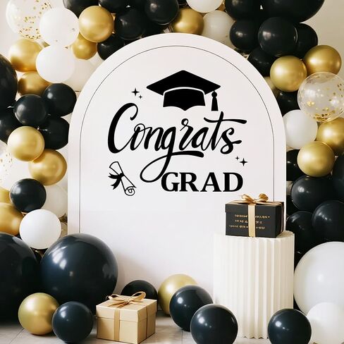 ملصق جداري من Congrats Grad فئة 2026 ملصق حفلة التخرج لخلفية قوس البالونات 2026 علامة ديكور حفلات التخرج in Kuwait