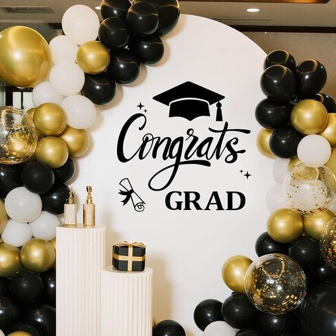 ملصق جداري من Congrats Grad فئة 2026 ملصق حفلة التخرج لخلفية قوس البالونات 2026 علامة ديكور حفلات التخرج in Kuwait