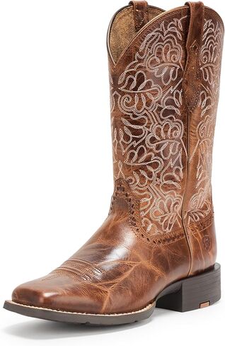 ARIAT Women's Round Up Remuda Wide Square Toe Western Boot in Saudi Arabia